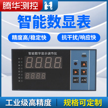 智能高精度数显表温度控制器数字压力显示调节仪LED单光柱测控仪