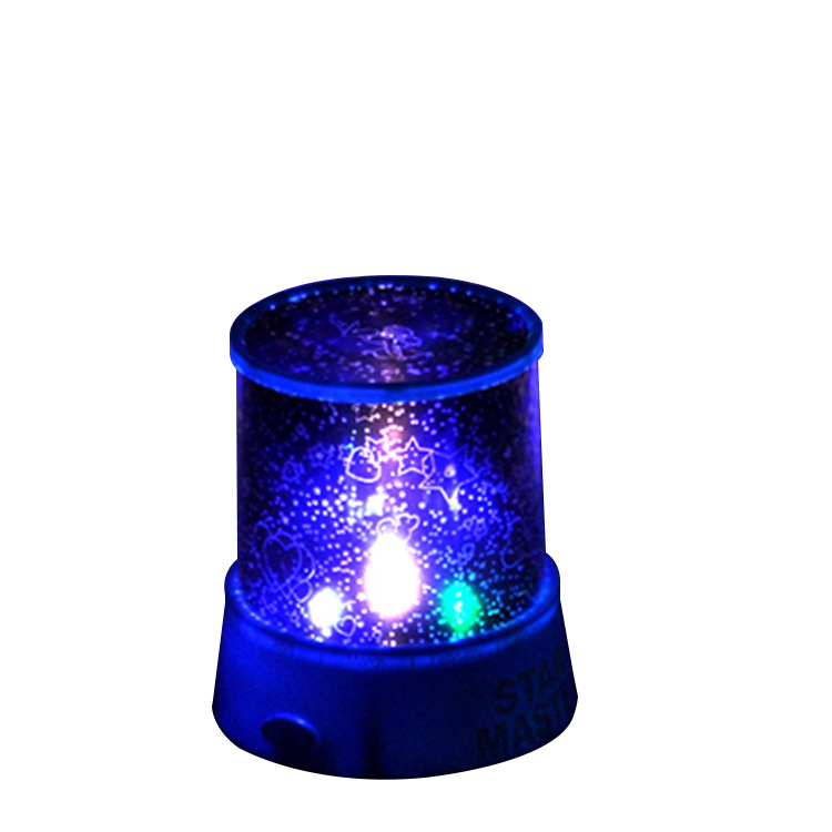 Led Romantic Star Projector Star Light Colorful Bedroom Small Night Lamp Night Light Starry Sky Projection Lamp Stall