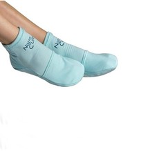 亚马逊热销凝胶袜套  护理足部冰袋  冷热敷两用冰敷袋袜子 理疗