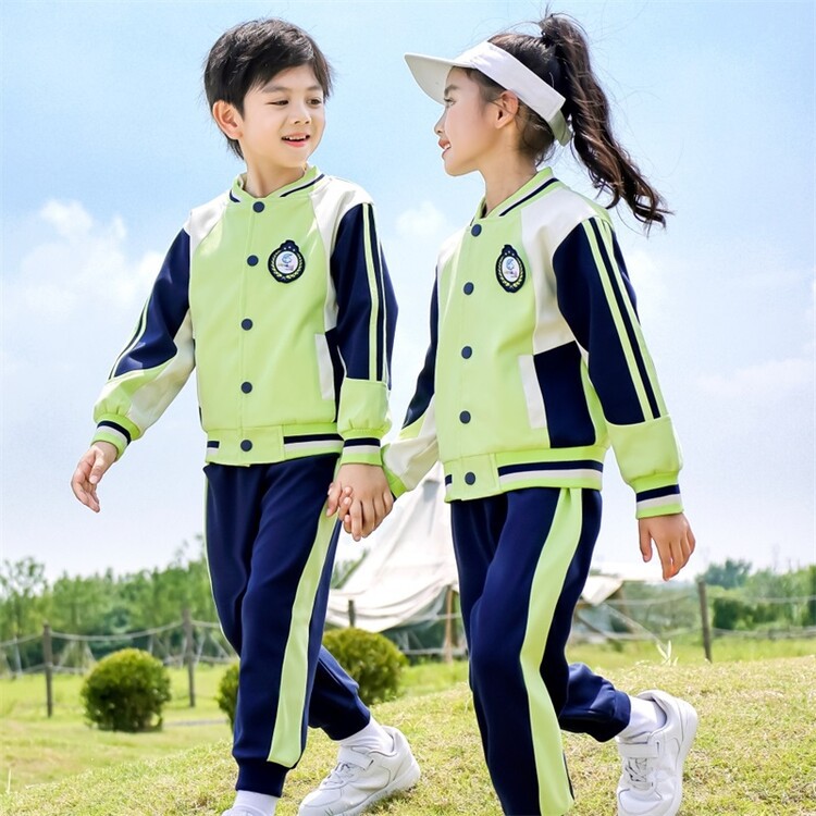 primary school uniform spring and autumn clothing sportswear three-piece set first grade kindergarten garden clothes large class season class clothes sports meeting