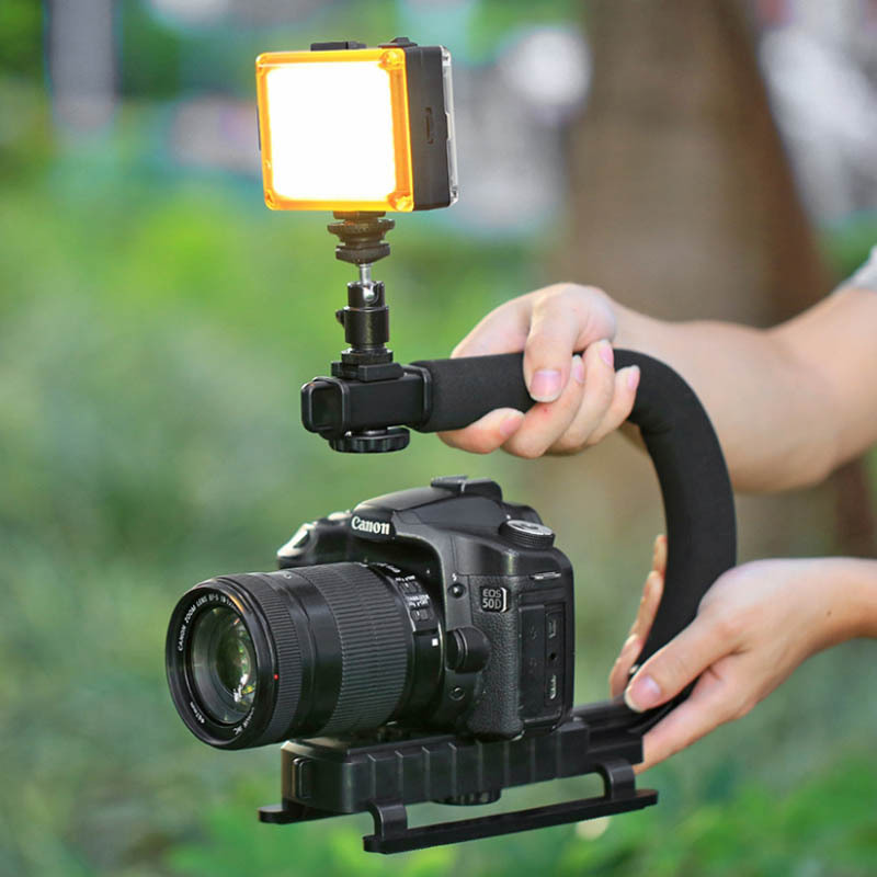 适用手机单反微单相机u型摄影平衡稳定器抖手持手提跟拍佳能云台