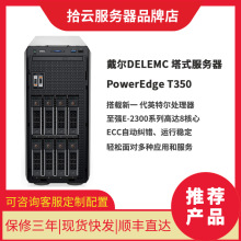 戴尔易安信PowerEdge T350 小型塔式服务器适用OA文件服务财务ERP