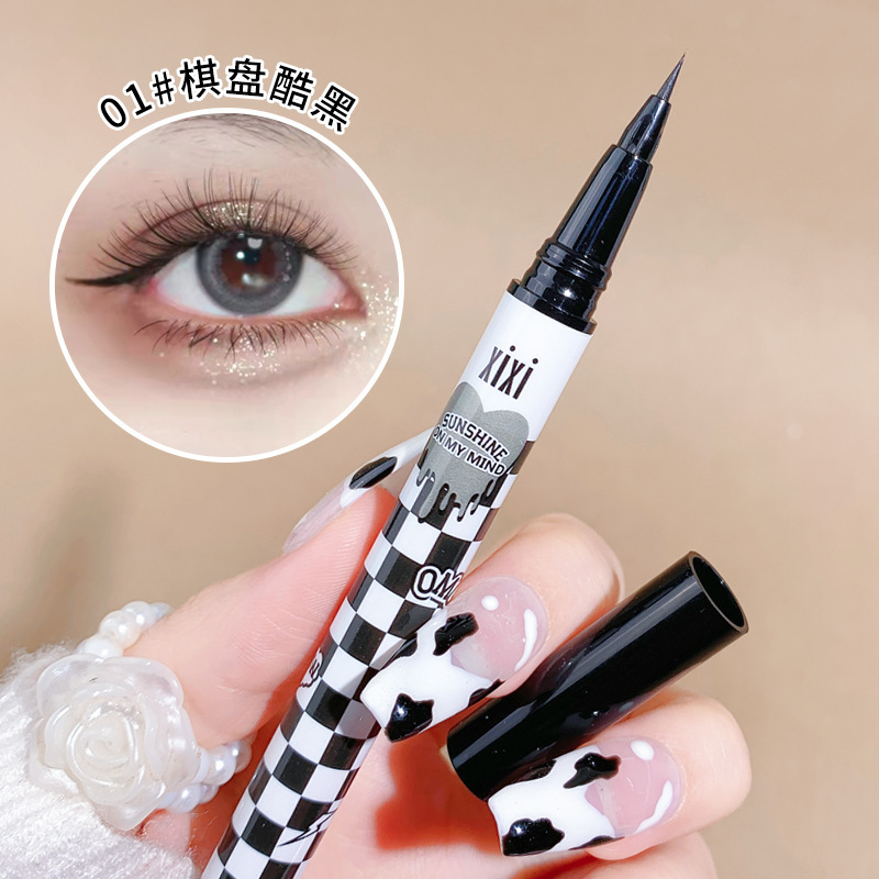 Xixi American Retro Smooth Eyeliner Quick-Drying Waterproof Sweat-Proof Not Smudge down to Outline Shadow Eye Shadow Pen