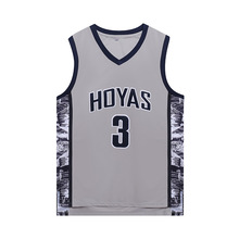 亚马逊eBay跨境现货艾弗森灰色3号篮球服球衣美式大码运动篮球服