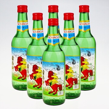 6瓶装405ml赤峰大板套马杆白酒50度粮食酒蒙古酒内蒙特产古原酒