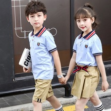 小学生校服夏季班服学院英伦风套装幼儿园园服五六年级毕业照服装