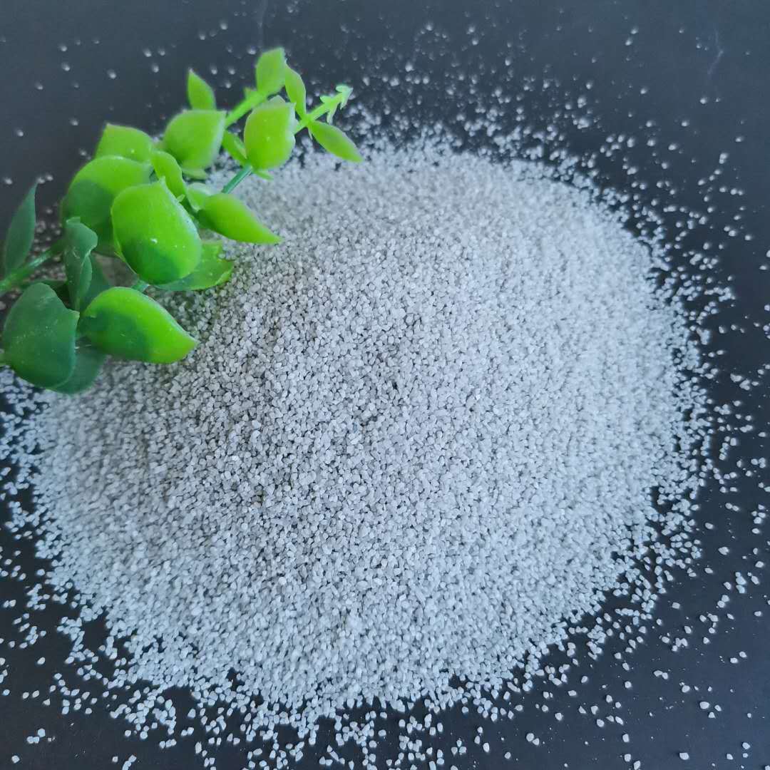 厂家直供彩色陶瓷水晶砂陶晶砂水槽砂水槽用烧结彩砂浴缸用圆粒砂