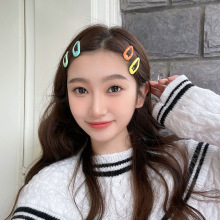 新年红色发饰玫瑰花朵发夹女侧边夹刘海夹子过年头饰