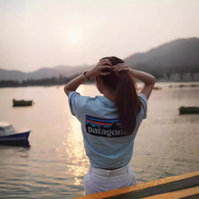 pata爬塔家经典P-6环保主题系列夏季男女同款logo印花圆领短袖T恤
