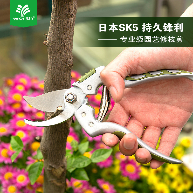 沃施园艺修枝剪插花修枝剪刀家用剪鲜花修剪刀树枝盆栽树花艺剪刀