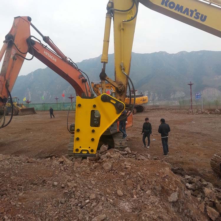 200挖掘机液压破碎锤 建筑拆迁高频振动直角炮锤 出口型碎石炮头