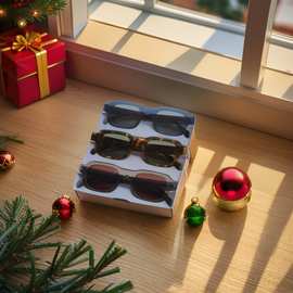 花慕板材眼镜框时尚小方框太阳眼镜 休闲墨镜新潮流支持一件代发