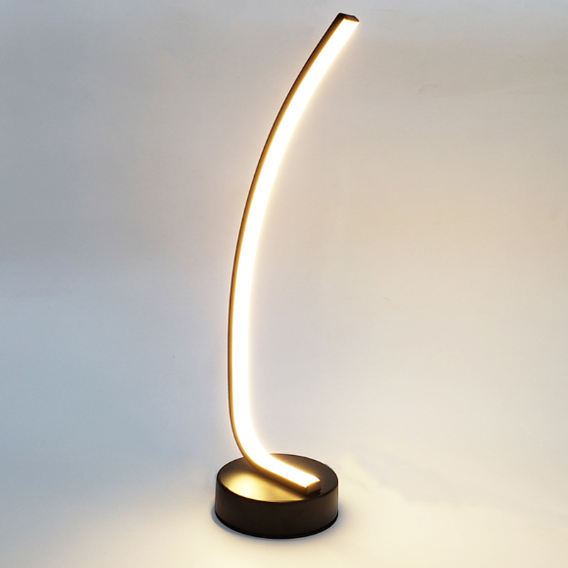 新款异形个性台灯卧室照明灯小夜灯桌灯氛围夕阳灯智能调光台灯
