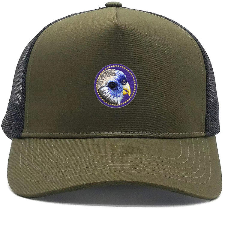 2022夏鸭舌帽韩版透气货车帽网眼网帽高顶五片帽洋气夏季棒球帽子