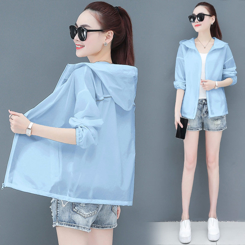 Women's Sun Protection Clothing Women's Uv Protection Short 2022 New Korean Style Summer Shirt Loose All-Match Thin Top Coat Hot