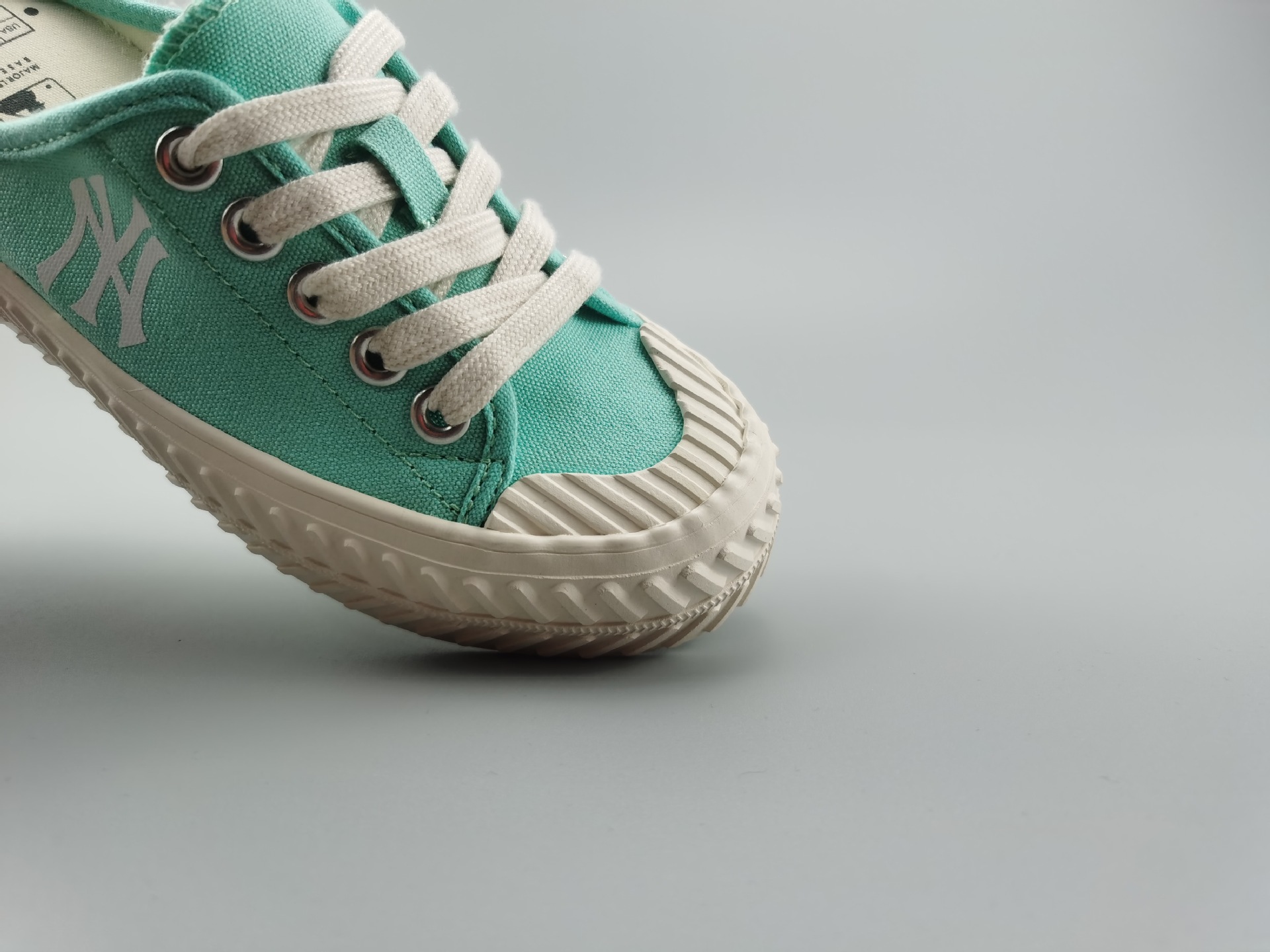 mlb鞋子莆田纯原厚底懒人半拖帆布鞋饼干女鞋休闲增高一脚蹬mlb鞋