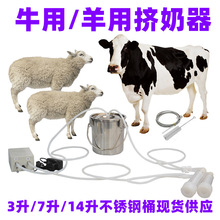 电动便携式脉冲羊用吸奶器 家用牛用挤奶机 小型奶牛吸奶机挤奶器