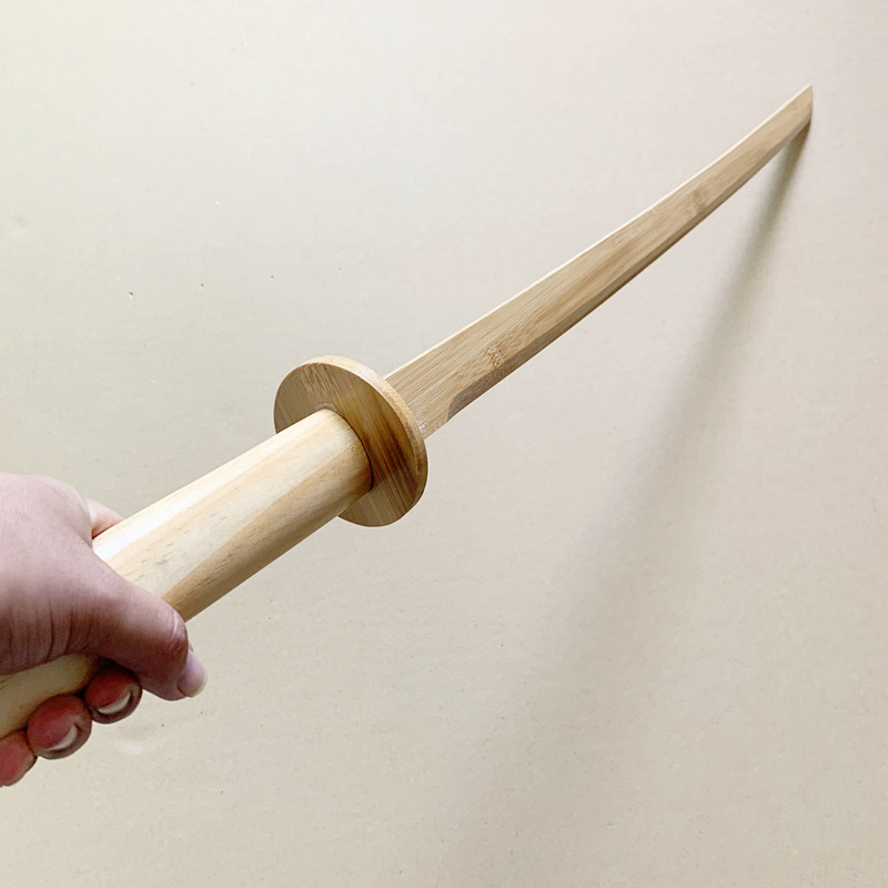 剑道日本武士居合道剑术武术练习训练对练表演道具带鞘木刀竹刀