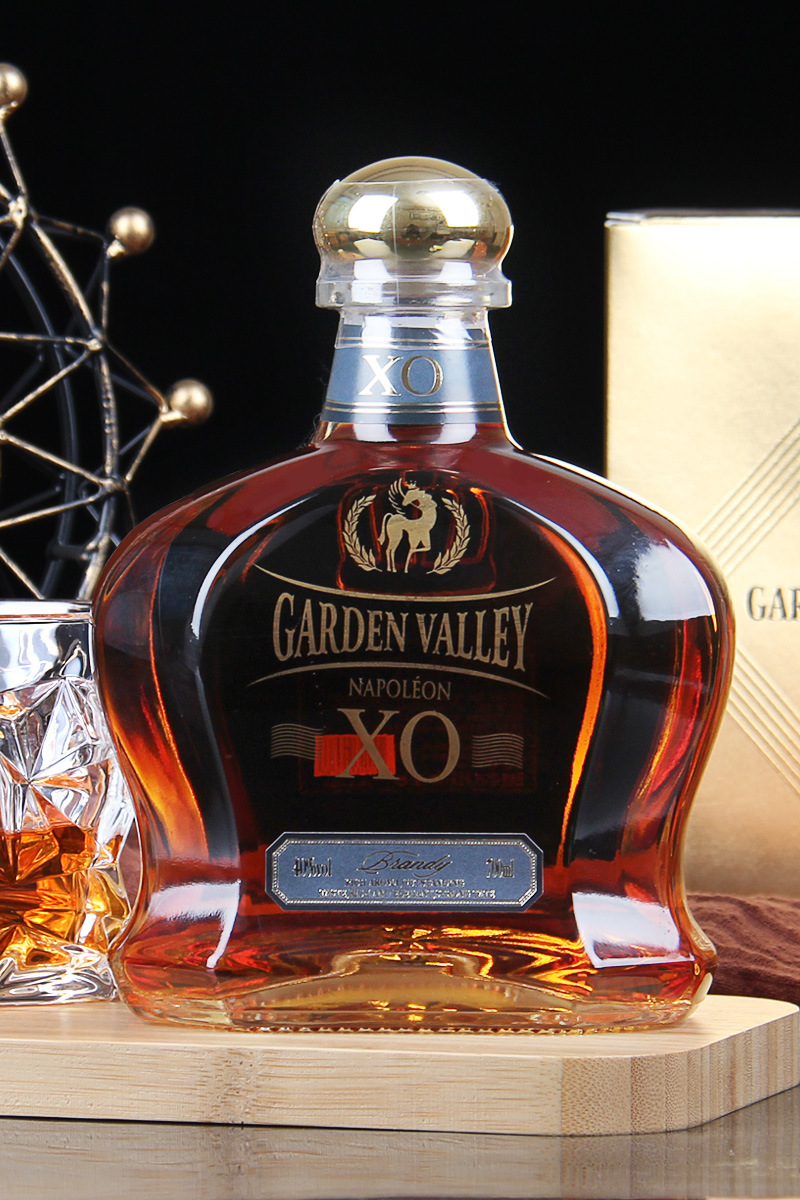 法国原酒进口洋酒礼盒装 花园谷·拿破仑xo白兰地n77一件代发招商