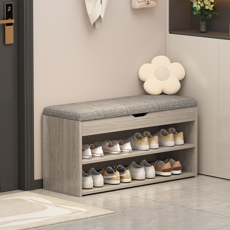 换鞋凳家用门口轻奢高级感入户门坐凳一体储物收纳凳子进门穿鞋凳