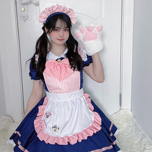 日系咖啡厅女仆装cosplay公主裙小洋装女Lolita角色扮演派对制服