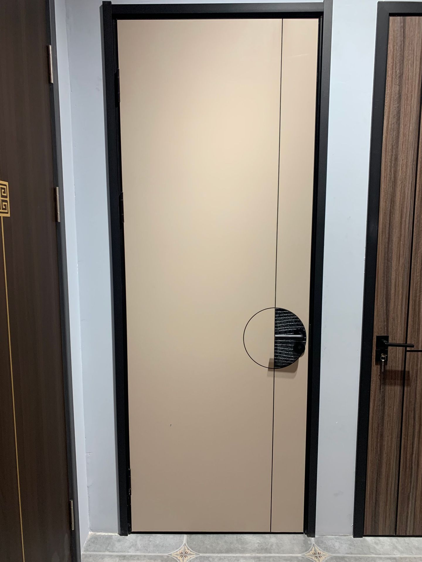 铝木门连体铝框铝木门简约铝木门办公室门写字间门生态门窄门