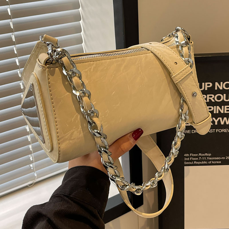 小众设计高级感链条包包女2024新款时尚炫酷辣妹轻奢小方包单肩包