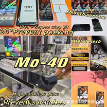 MO-4D金刚防窥适用于iPhone15pro高铝全屏膜13/XR防静电苹果12pro