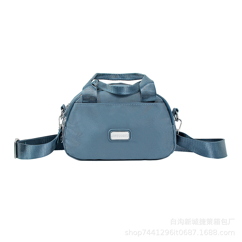 New Ladies' Pouch One Piece Dropshipping Multi-Layer Shoulder Crossbody Bag Simple All-Match Waterproof Nylon Tote Tide