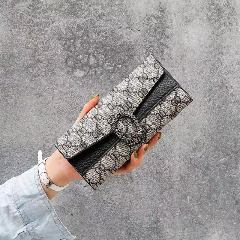 Women's Long Wallet Multi-Slot Card Holder High-Profile Figure Live Broadcast New Ladies' Purse Trendy Women's Bags Clutch Customization