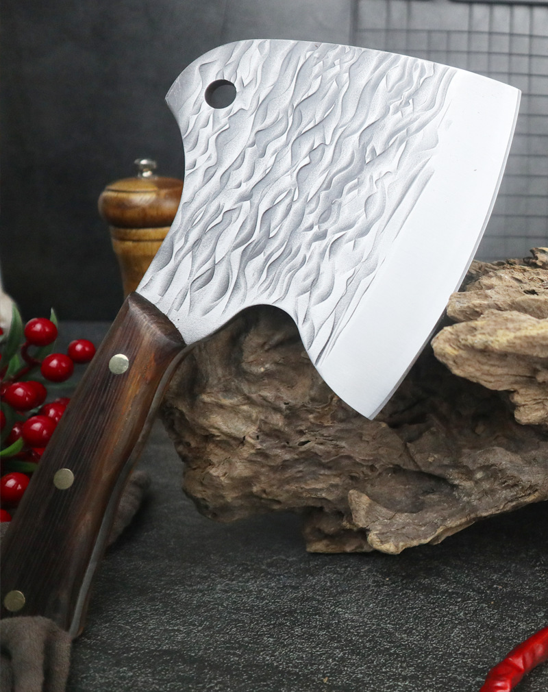 加厚斩骨斧砍骨刀重型砍骨头专用刀屠夫专业商用斧头砍骨刀剁骨斧