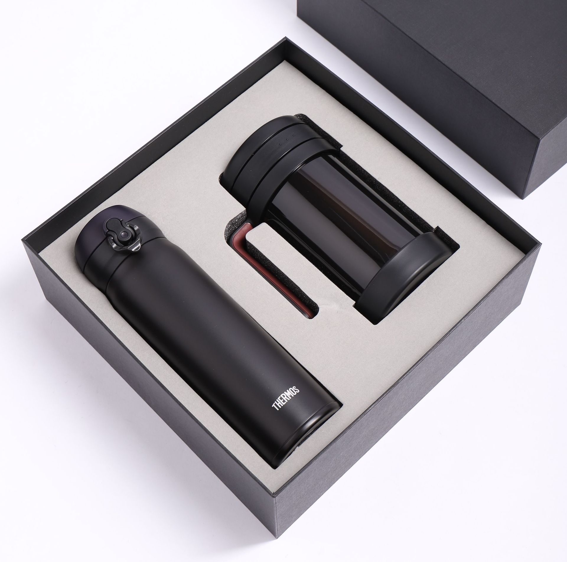 日本膳魔师jnl保温杯男士不锈钢办公商务水杯cmf501马克杯礼盒