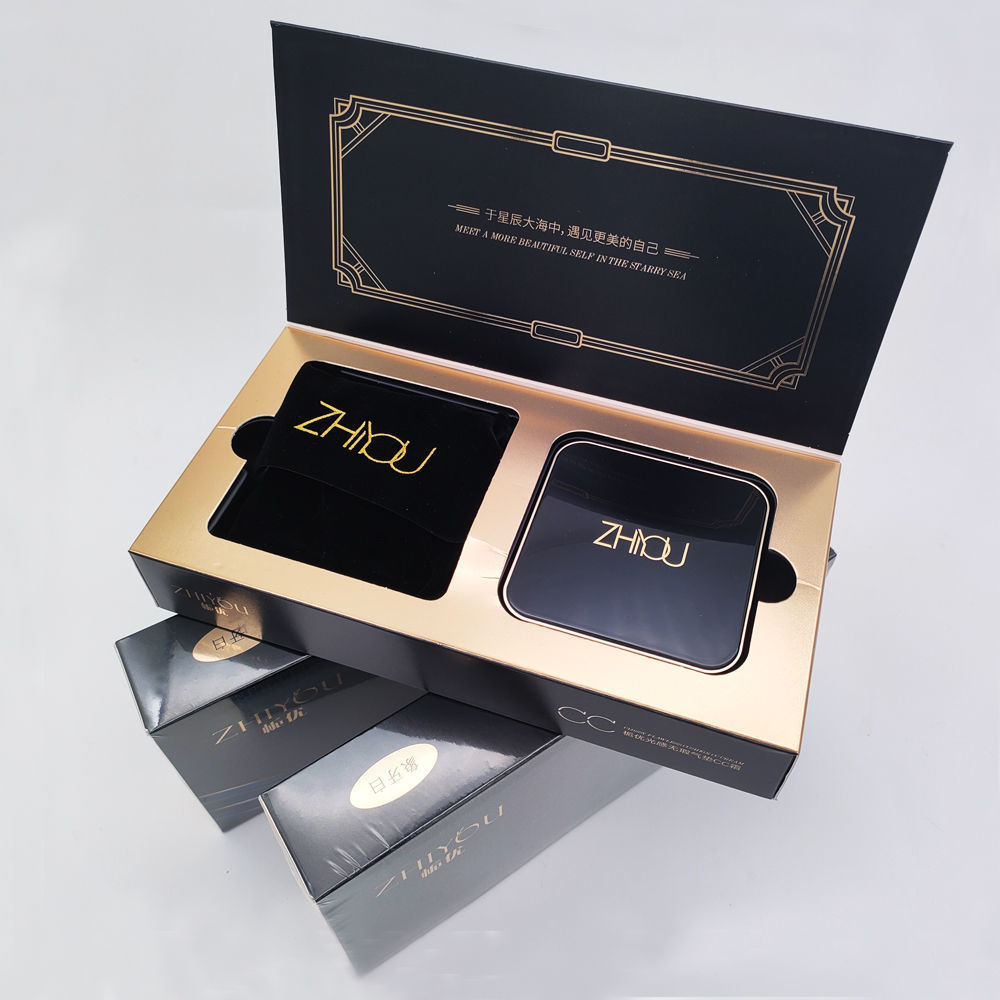 付爱宝气垫栀优气垫cc霜学生孕妇防水遮瑕光感粉底液带替换装