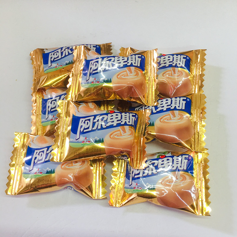 阿尔卑斯新口味奶茶蜜桃乌龙西瓜麻辣小龙虾硬糖散装混合接待年货