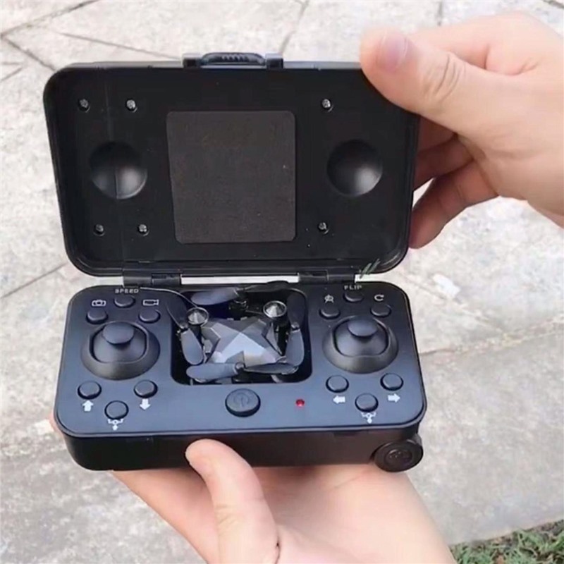 跨境drone行李箱无人机航拍儿童学生遥控飞机迷你小型口袋飞行器