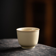 复古陶瓷茶杯单杯家用功夫茶具梅子青品茗杯个人杯喝茶小茶碗杯子