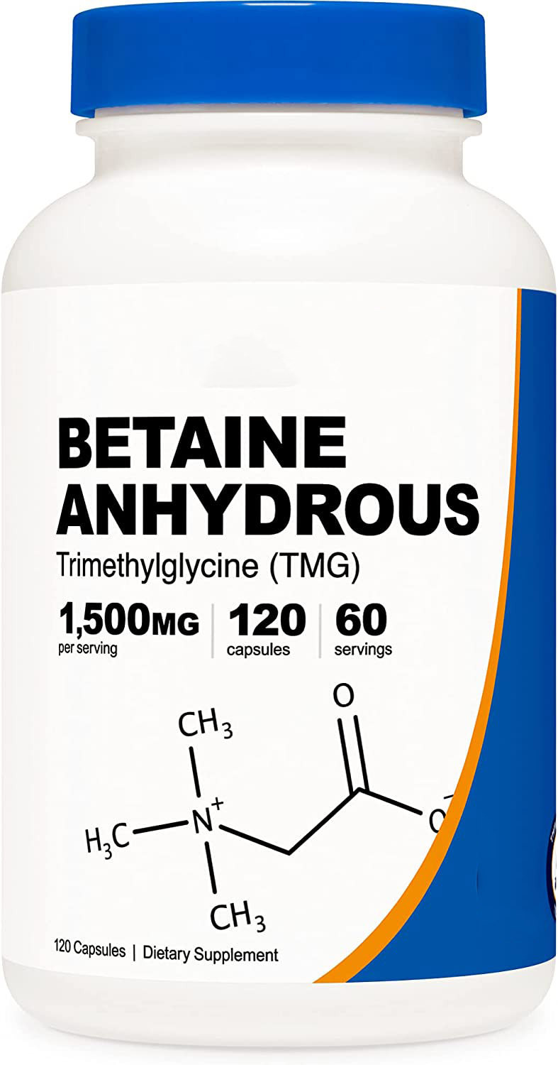 甜菜碱无水胶囊120粒betaine anhydrous capsules外贸源头工厂