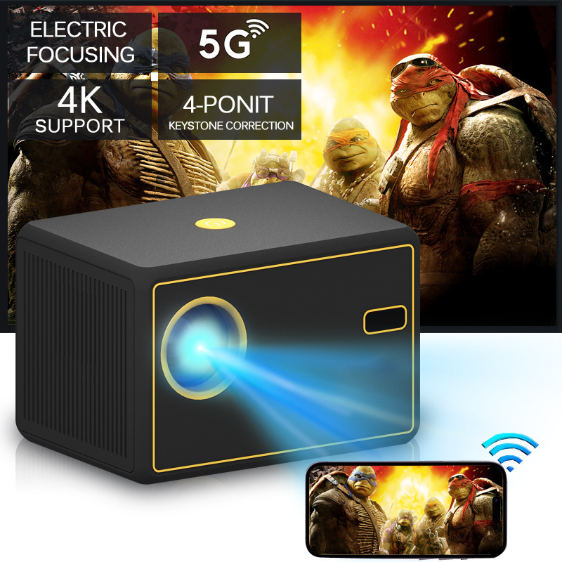 New Cross-Border Home Hd Y7s Projector Portable Small Miniature Home Theater Wireless Mobile Phone Projection