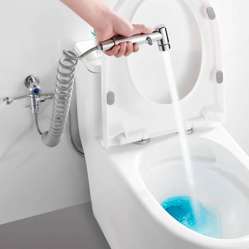 马桶喷枪水龙头妇洗器喷头厕所卫生间水枪伴侣冲洗器家用高压增压