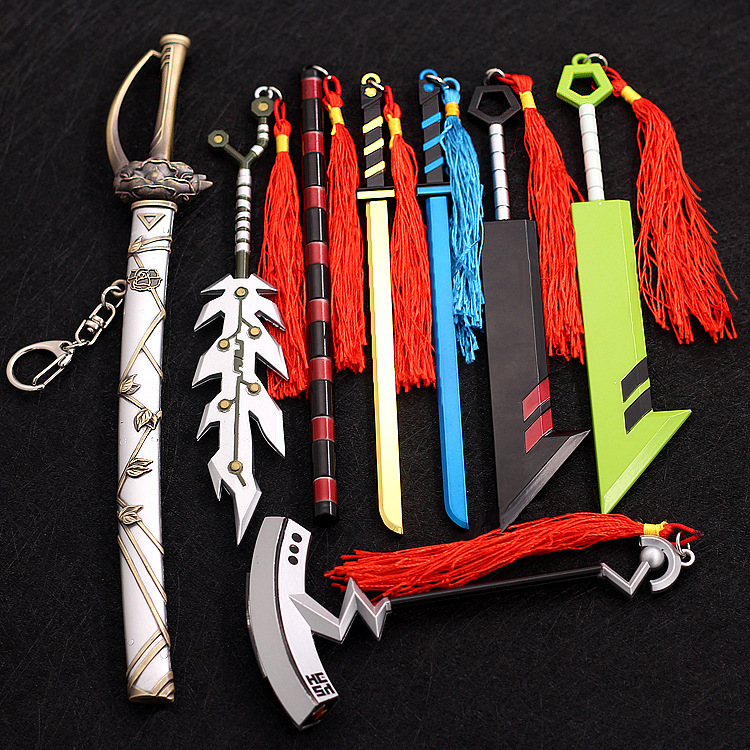 cosplay道具 凹凸世界 蒙特祖玛 羽蛇 剑 不可开刃 凹凸世界武器
