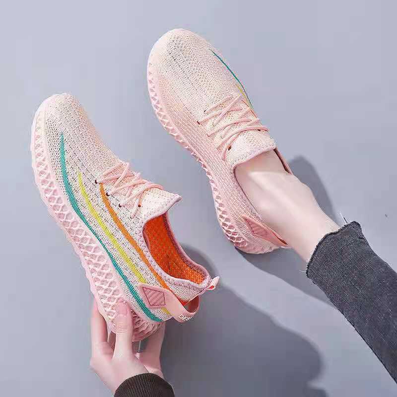 One Piece Dropshipping Old Beijing Cloth Shoes New Sports Shoes Women's Lace up Canvas Shoes Comfortable Lightweight Sneakers