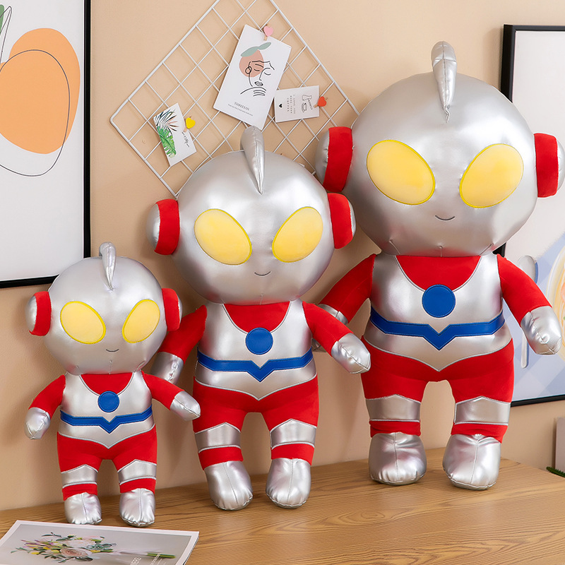 卡通新款迪迦奥特曼毛绒玩具动漫公仔儿童玩偶抱枕男孩布娃娃跨境