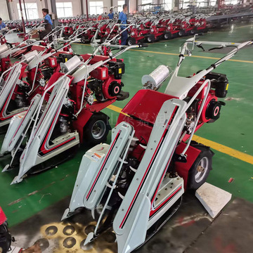 燕麦小麦汽油割捆机 手推式收割打捆机 麦草黑麦收割机-阿里巴巴