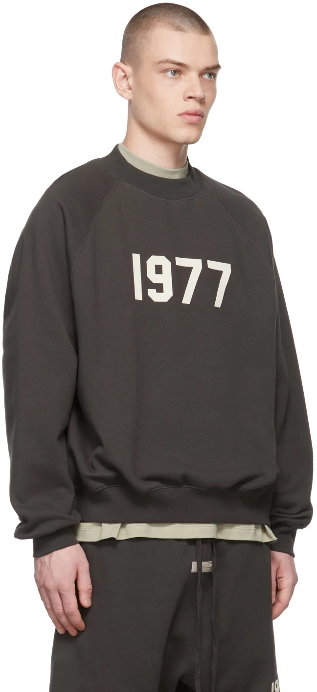 fear of god essentials fog 22ss 1977数字印花休闲圆领卫衣男女