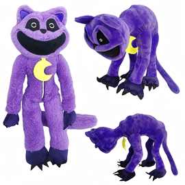跨境波比3 smiling critters恐怖紫猫怪物微笑动物大紫猫毛绒玩具