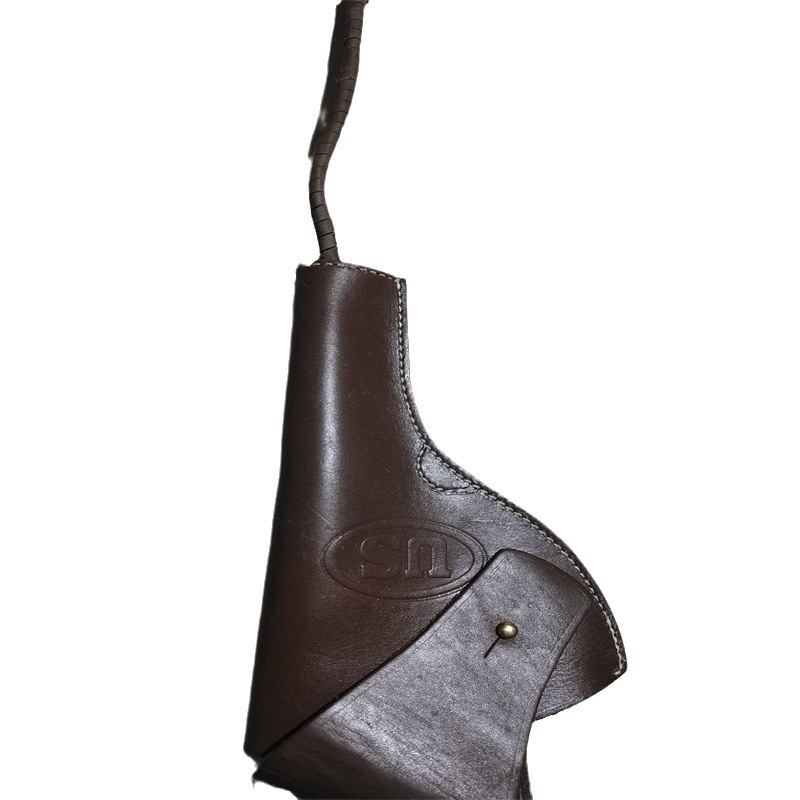 美式m1917式皮枪套美军士兵用腰间枪套影视表演出道具-阿里巴巴