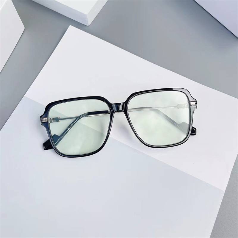 渐变绿色眼镜近视框tr90女ins风素颜防蓝光虞书欣同款显瘦眼镜框