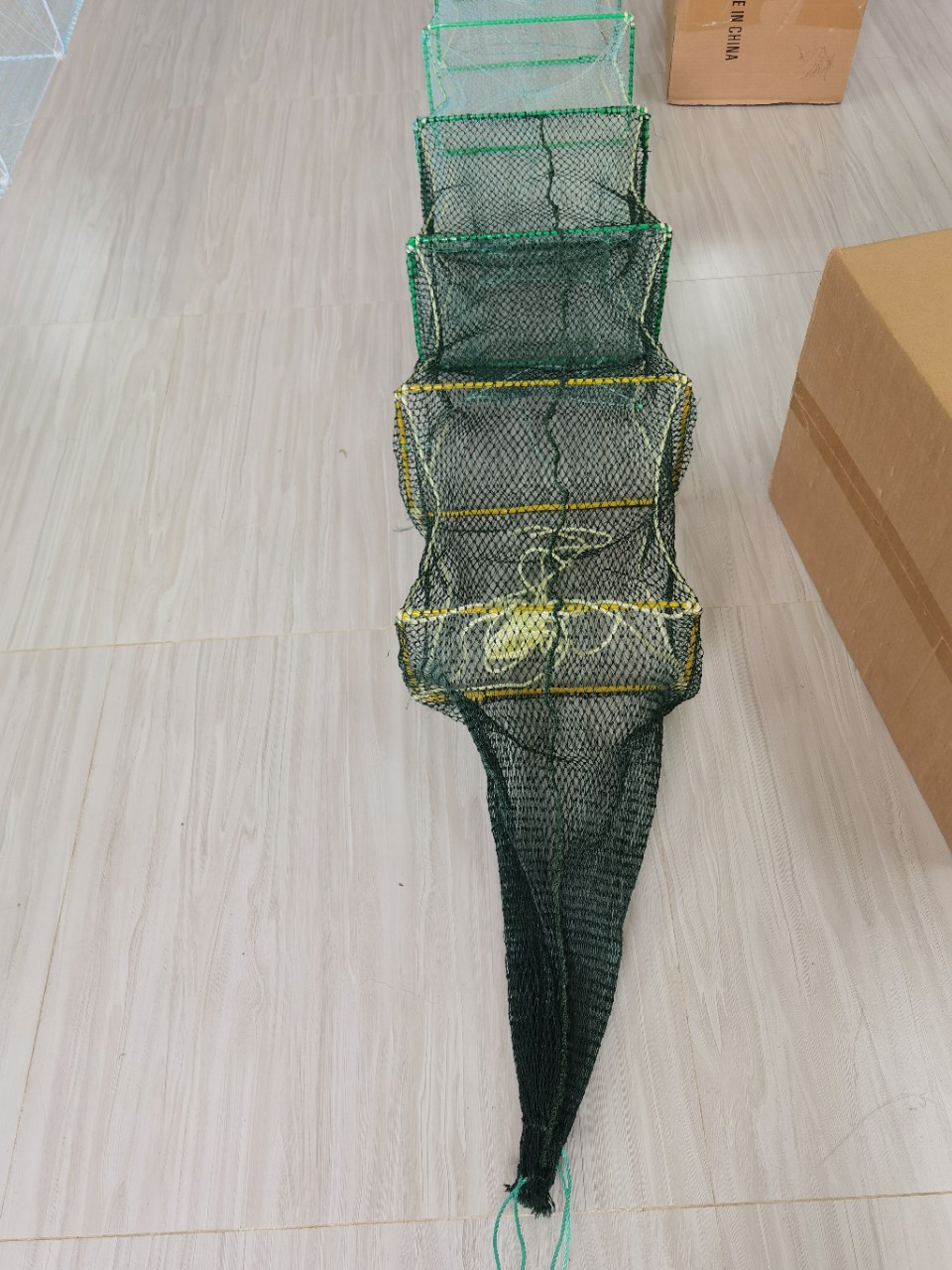 虾笼折叠捕虾网精品鱼笼只进不出加厚抓龙虾捕鱼笼有结螃蟹笼海用