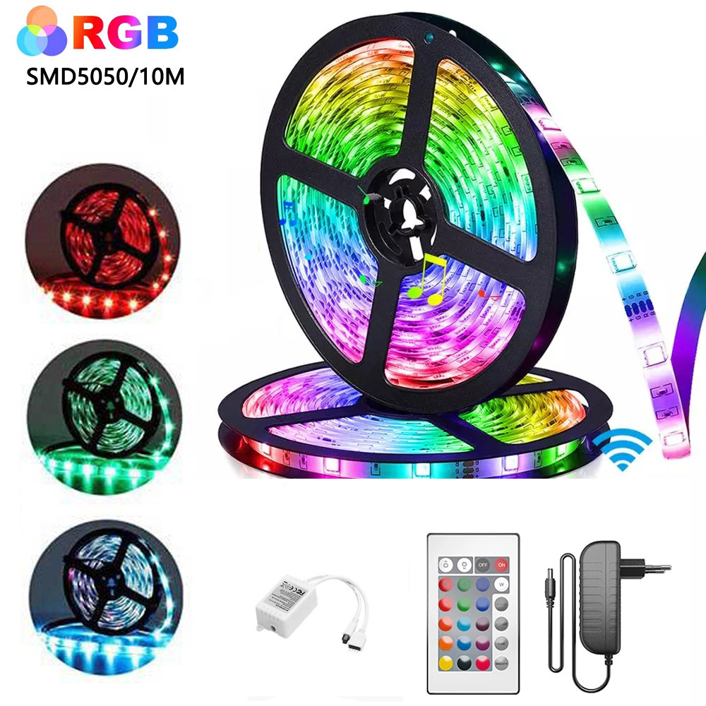 LED Light Strip 5050 2835rgb Infrared WiFi Bluetooth Control Music Decoration Background Waterproof Light Strip Cover