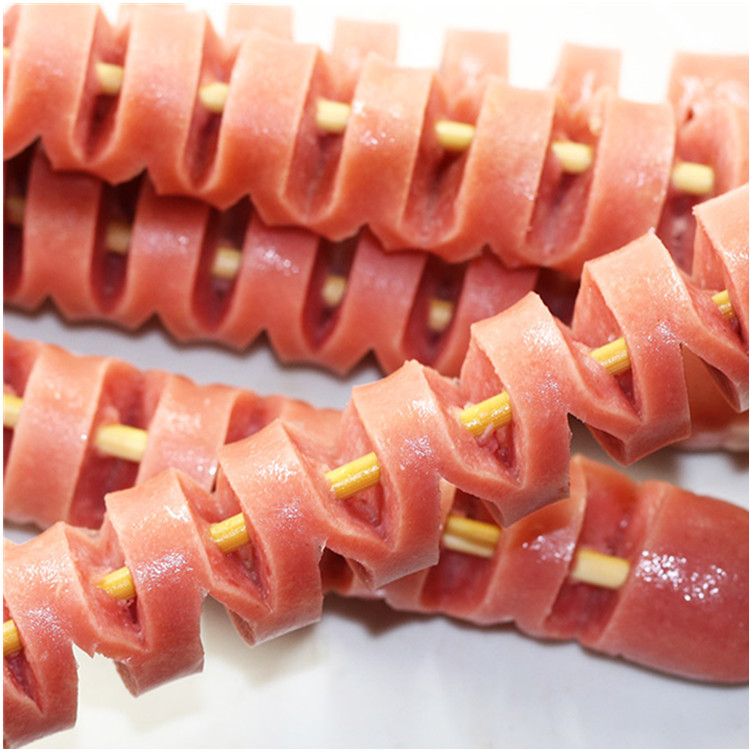 味冠弹力肠串烧烤肠拉花肠烤肠香900g/包15条 10包/箱